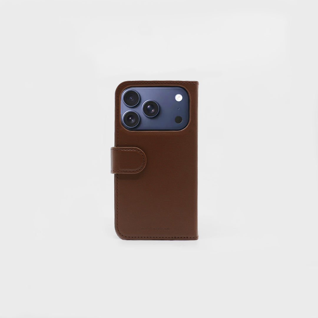 MobileFriend iPhone 17 Pro/iPhone 18 Pro Kotelo Magneettinen Ruskea