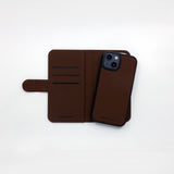 MobileFriend iPhone 16 Kotelo magneettinen Ruskea