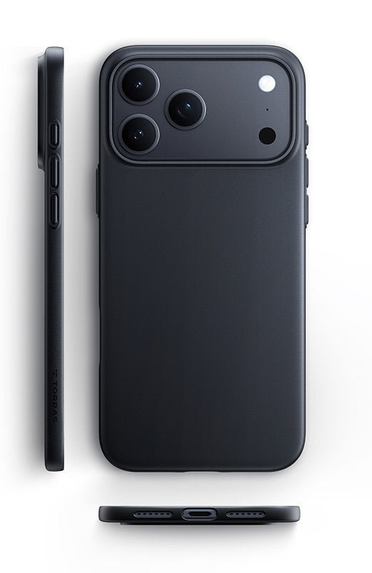 Torras iPhone 18 Pro Max Kuori OriginFit Mag Musta