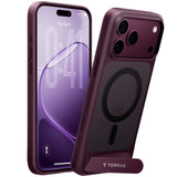 Torras iPhone 18 Pro Max Kuori Ostand L1 Violetti