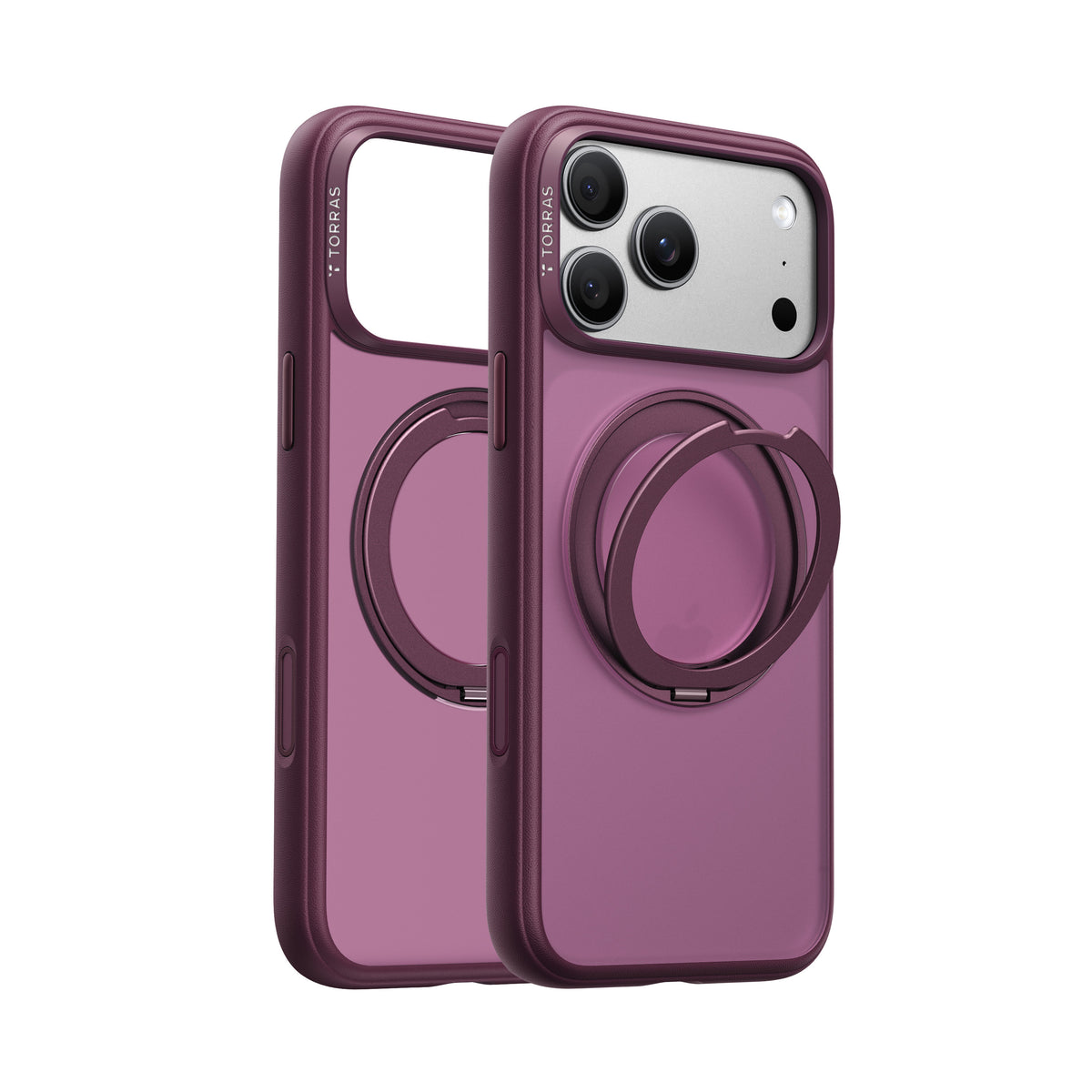 Torras iPhone 18 Pro Max Kuori Ostand O1 Guardian Violetti