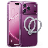 Torras iPhone 18 Pro Max Kuori Ostand Q3 Spin Kirkas