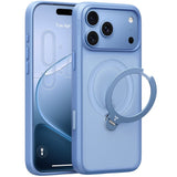 Torras iPhone 18 Pro Max Kuori Ostand Q3 Spin Horizon Blue