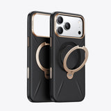 Torras iPhone 18 Pro Max Kuori Ostand Q3 Vegskin Obsidian Black