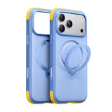 Torras iPhone 18 Pro Kuori Ostand Q3 Rugged Island Blue