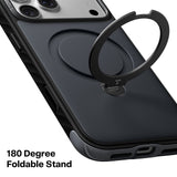 Torras iPhone 18 Pro Max Kuori Ostand Q3 Rugged Jet Black