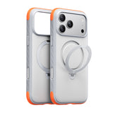 Torras iPhone 18 Pro Max Kuori Ostand Q3 Rugged Sunrise White