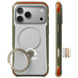 Torras iPhone 18 Pro Kuori Ostand Q3 Air Pro Alpine Marble