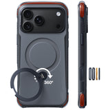 Torras iPhone 18 Pro Kuori Ostand Q3 Air Pro Obsidian Core