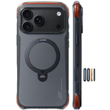 Torras iPhone 18 Pro Kuori Ostand Q3 Air Pro Obsidian Core