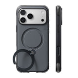 Torras iPhone 18 Pro Max Kuori Ostand Q3 Air Essential Obsidian Black