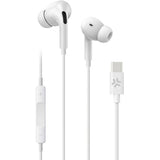 Celly Langalliset UP1200 In-Ear USB-C -kuulokkeet, valkoinen