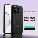 ABEEL Xiaomi 17T Kuori Silikoni MagSafe Musta