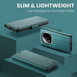 CaseMe Xiaomi Redmi Note 14 Pro 5G/14 Pro Plus 5G Kotelo 023 Series Vihreä