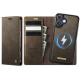 CaseMe iPhone 17 Kotelo C49 Series Ruskea