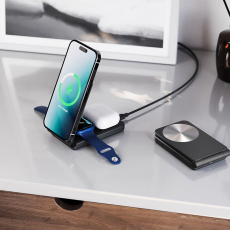 Alogic Langaton laturi Yoga 3-in-1 Musta