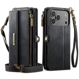 CaseMe iPhone 17 Pro Max/iPhone 18 Pro Max Kotelo C39 Series Musta