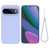 Google Pixel 11 Pro XL Kuori Remmillä Silikoni Violetti