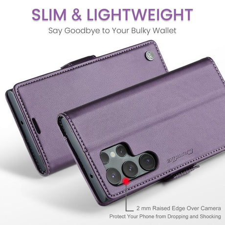 CaseMe Samsung Galaxy S24 Ultra Kotelo 023 Series Violetti