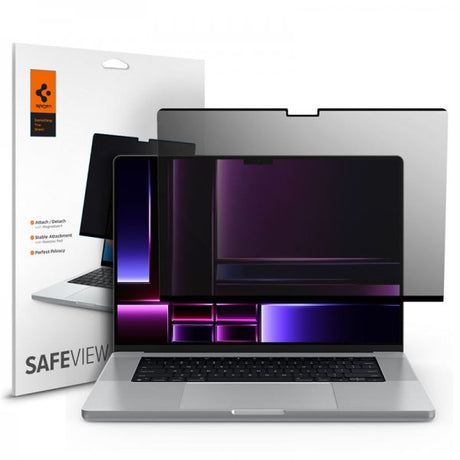 Spigen MacBook Pro 16 M1/M2/M3/M4 Näytönsuoja Safe View