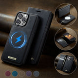 CaseMe iPhone 13 Pro Kotelo C49 Series Musta