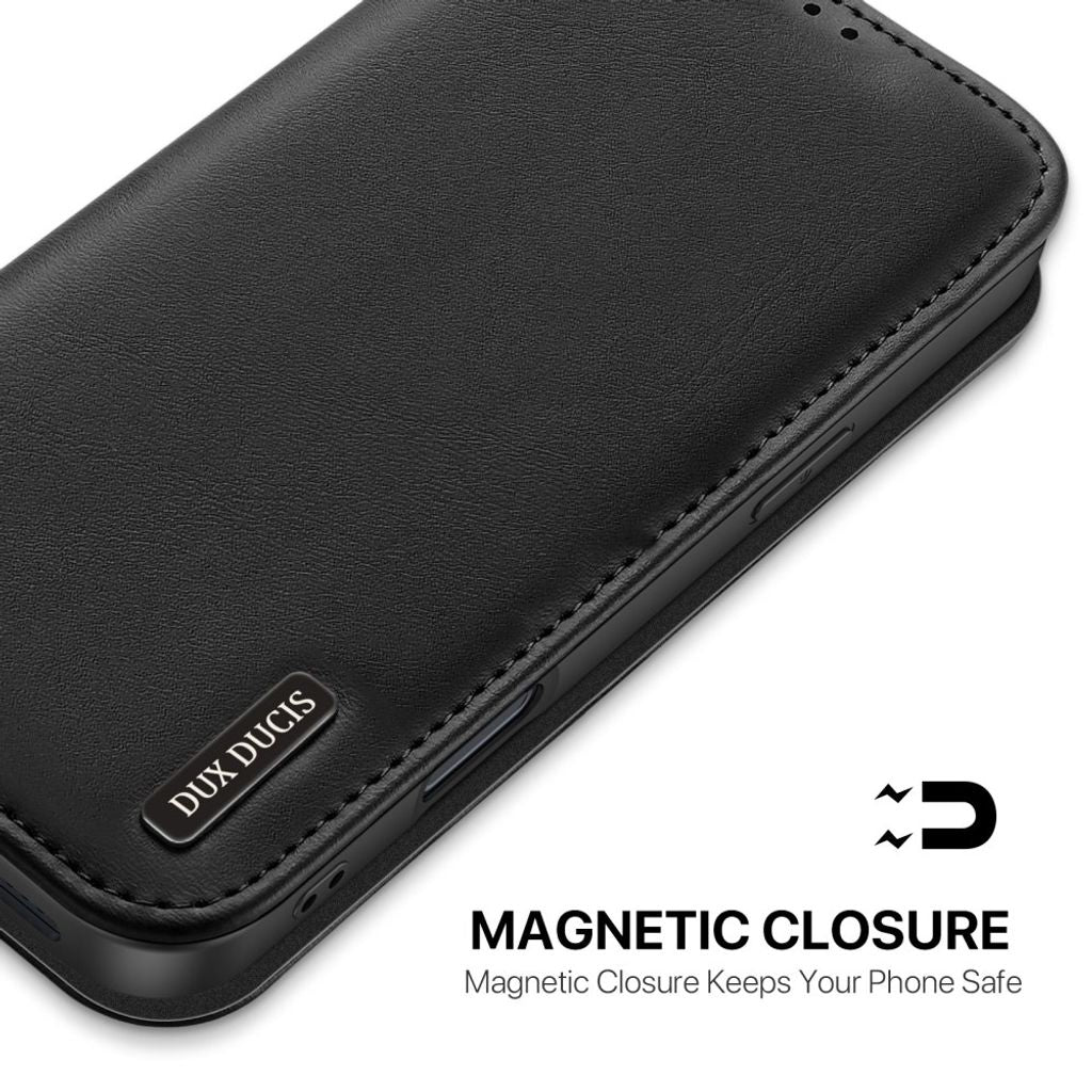 Dux Ducis iPhone 17 Pro Max/iPhone 18 Pro Max Kotelo Hivo Series Musta