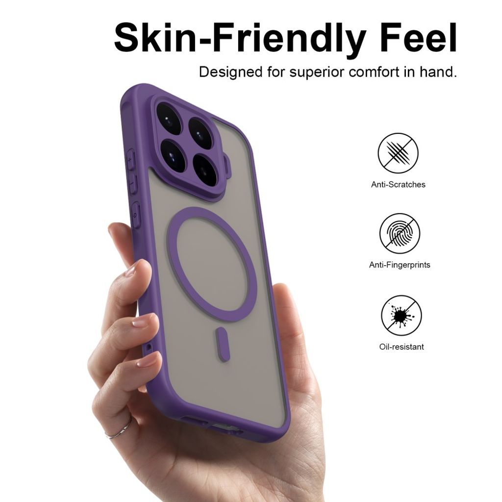 Xiaomi 17T Kuori Pesty MagSafe Violetti