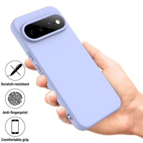 Google Pixel 11 Pro XL Kuori Remmillä Silikoni Violetti