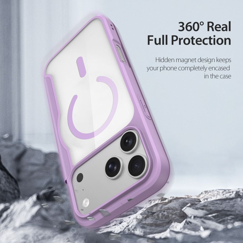 Dux Ducis iPhone 17 Pro Max/iPhone 18 Pro Max Kotelo Skin X Pro Series MagSafe Violetti