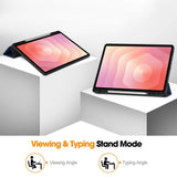 Samsung Galaxy Tab S12 Plus Kotelo Tri-Fold kynätasku Sininen
