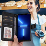 Xiaomi Redmi A7 Pro Kotelo Korttitasku Musta