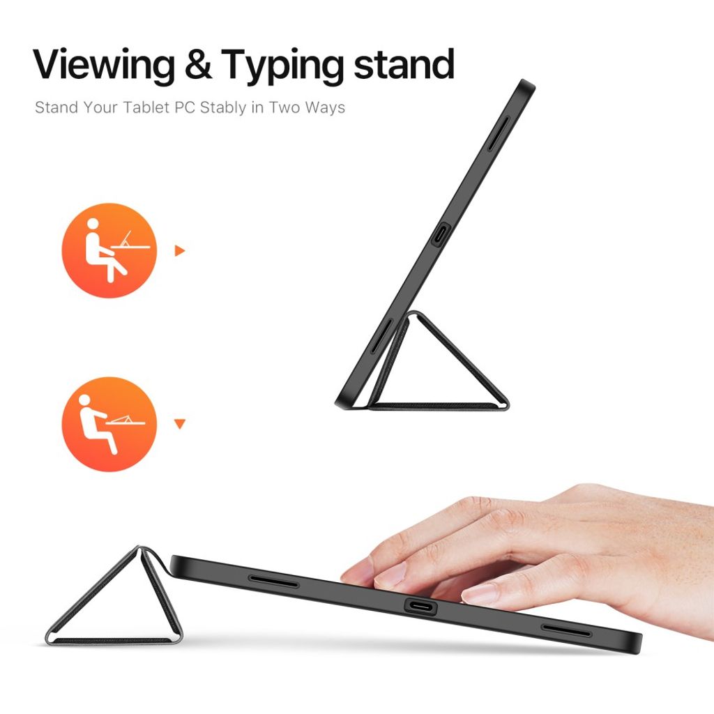 Dux Ducis Samsung Galaxy Tab S12 Plus Kotelo DOMO Series Musta