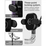 Spigen Autoteline OneTap Pro Dashboard Mount Charger 15W Musta