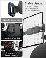 Spigen OneTap Universal -tablettiteline auton niskatukeen, musta