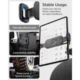 Spigen OneTap Universal -tablettiteline auton niskatukeen, musta