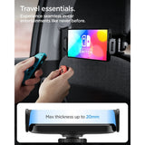 Spigen OneTap Universal -tablettiteline auton niskatukeen, musta