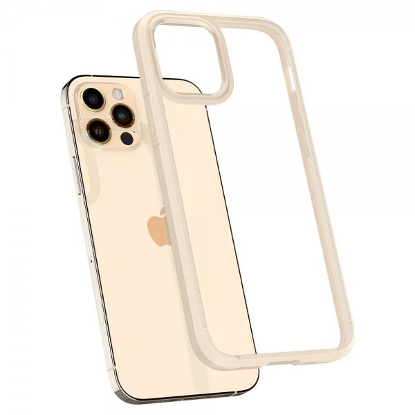 Spigen iPhone 12/iPhone 12 Pro Suojakuori Ultra Hybrid Sand Beige