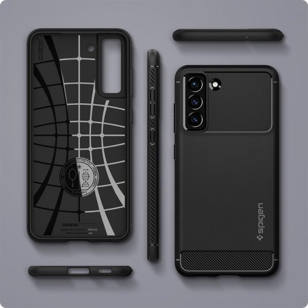 Spigen Samsung Galaxy S21 FE Kuori Rugged Armor Matte Black