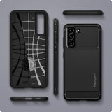 Spigen Samsung Galaxy S21 FE Kuori Rugged Armor Matte Black