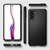 Spigen Samsung Galaxy S21 FE Kuori Thin Fit Musta