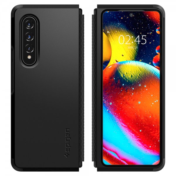 Spigen Samsung Galaxy Z Fold3 -kuori Tough Armor, musta