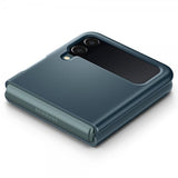 Spigen Samsung Galaxy Z Flip 3 -suojakuori, Thin Fit Shiny Green