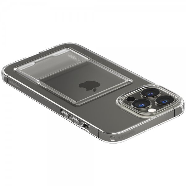 Spigen iPhone 13 Pro -suojakuori Crystal Slot Crystal Clear