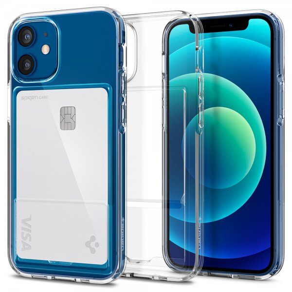 Spigen iPhone 13 Mini Suojakuori Crystal Slot läpinäkyvä