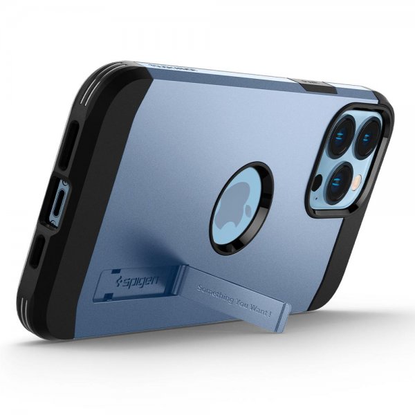 Spigen iPhone 13 Pro -suojakuori Tough Armor Sierra Blue
