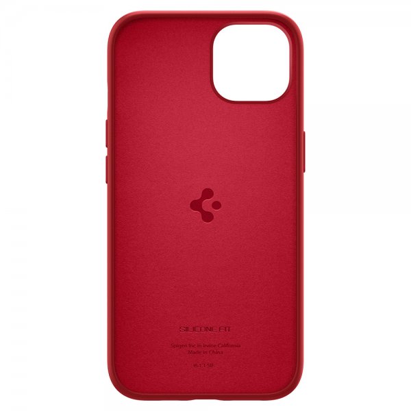 Spigen iPhone 13 Mini Suojakuori Silicone Fit Punainen