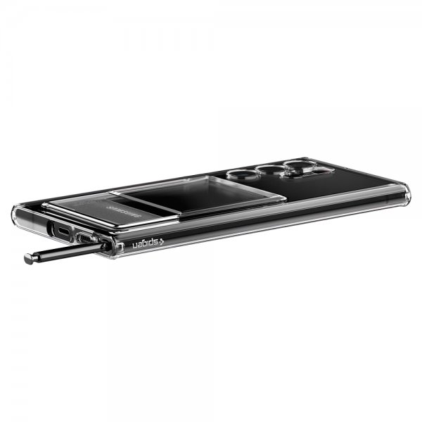 Spigen Samsung Galaxy S22 Ultra -kuori Crystal Slot Crystal Clear