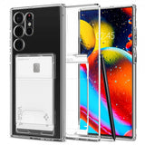 Spigen Samsung Galaxy S22 Ultra Suojakuori Crystal Slot Dual Crystal Clear