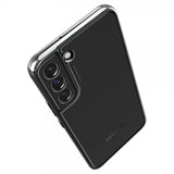 Spigen Samsung Galaxy S22 Plus -suojakuori Optik Crystal Chrome Gray