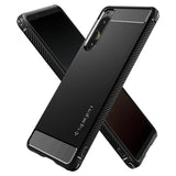 Spigen Sony Xperia 5 IV -suojakuori Rugged Armor Matte Black